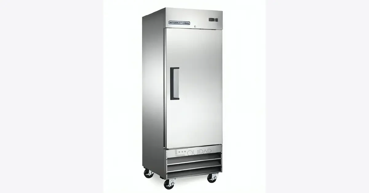 Refrigerador vertical 21 ft³ International INT/RV-1PS-AI: guía técnica para cocinas industriales