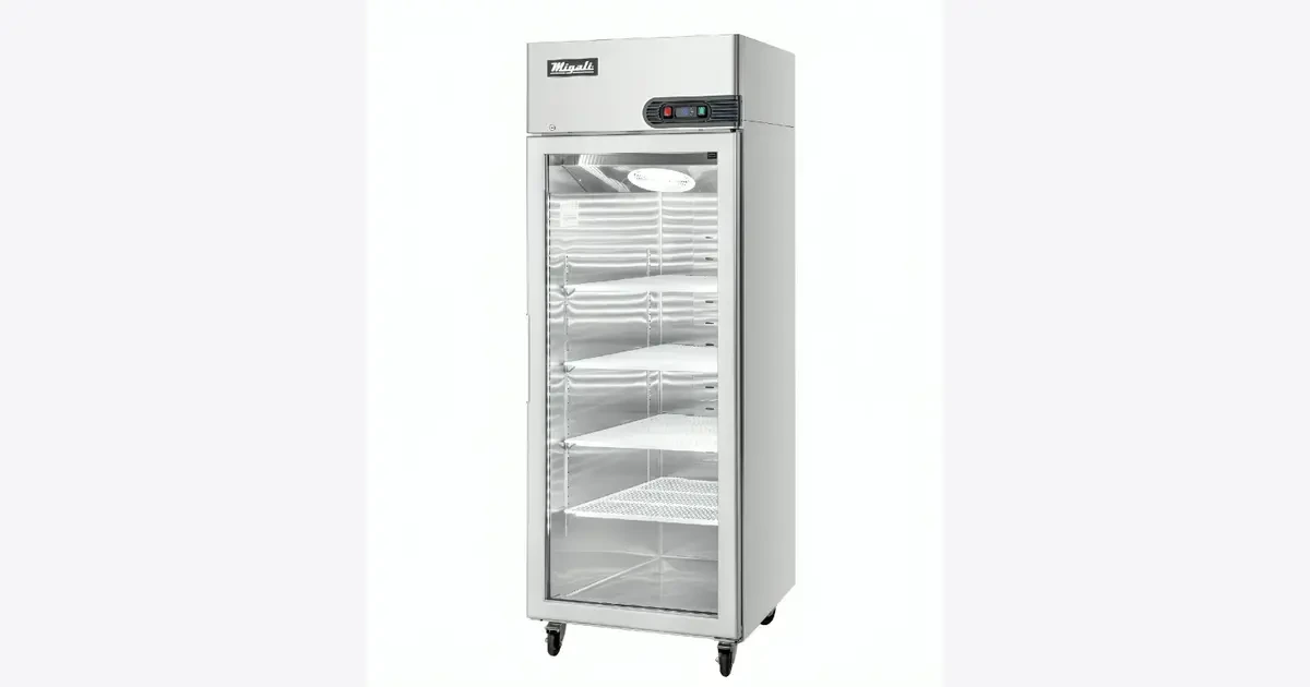 Refrigerador vertical Migali C-1RG-HC 21.4 ft³: guía técnica de exhibición refrigerada premium