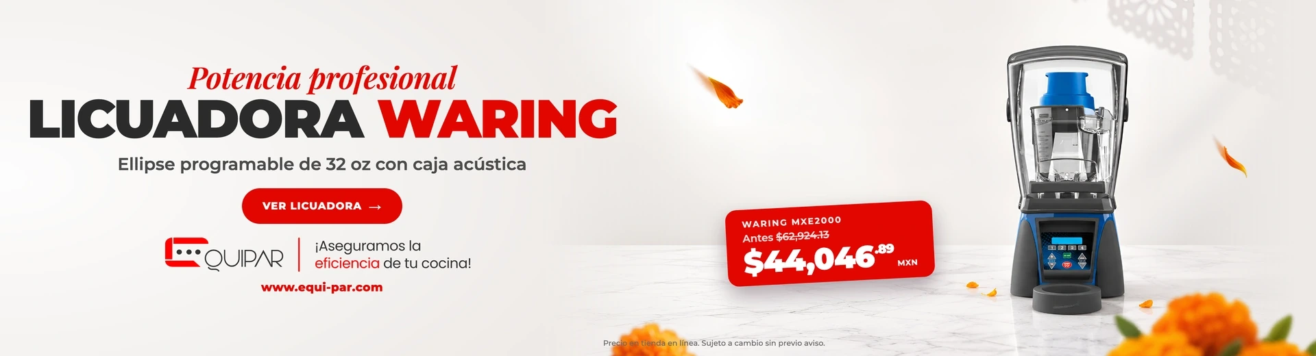 Octubre — Licuadora Waring MXE2000
