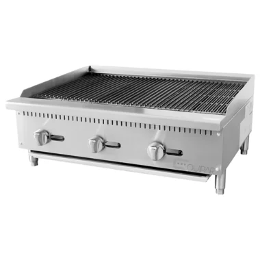 ASADOR DE PIEDRA A GAS 3 QUEMADORES LEXXUS VCB-36