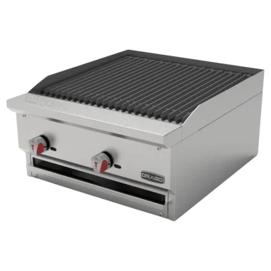 ASADOR RADIANTE A GAS 2 QUEMADORES DRAGO AG-2R