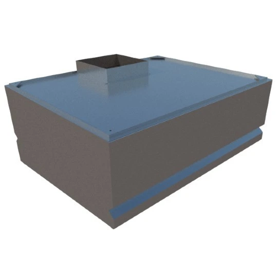 CAMPANA DE EXTRACCION TIPO CAJON MED. 2.00X1.50X0.50 MTS EQUI-PAR FE2106