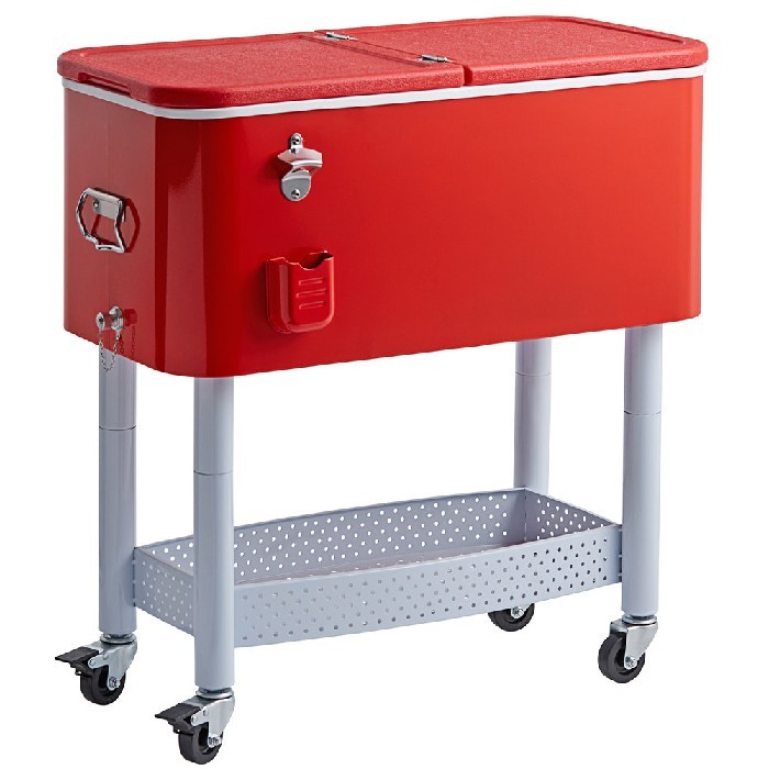 CARRITO ENFRIADOR DE BEBIDAS 65 QT. CHOICE 176CC65RD