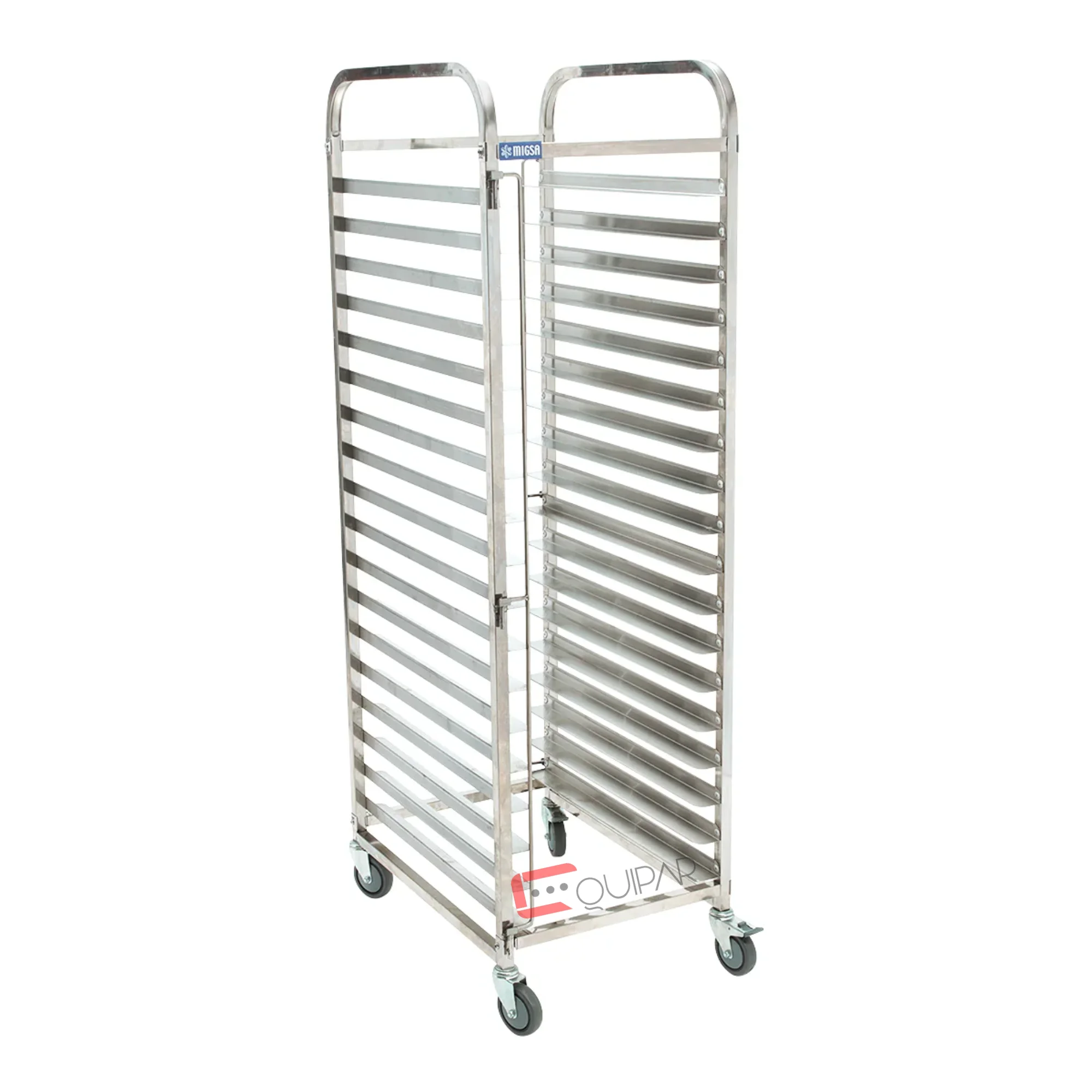CARRO PORTA CHAROLAS SENCILLO (ESPIGUERO) MIGSA BN-T01