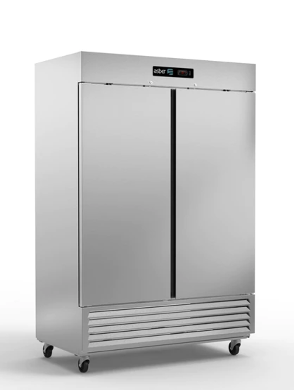 CONGELADOR VERTICAL PROFESSIONAL LINE CAP. 49 FT³- 2 PUERTAS SOLIDAS ASBER ARF-49-H HC