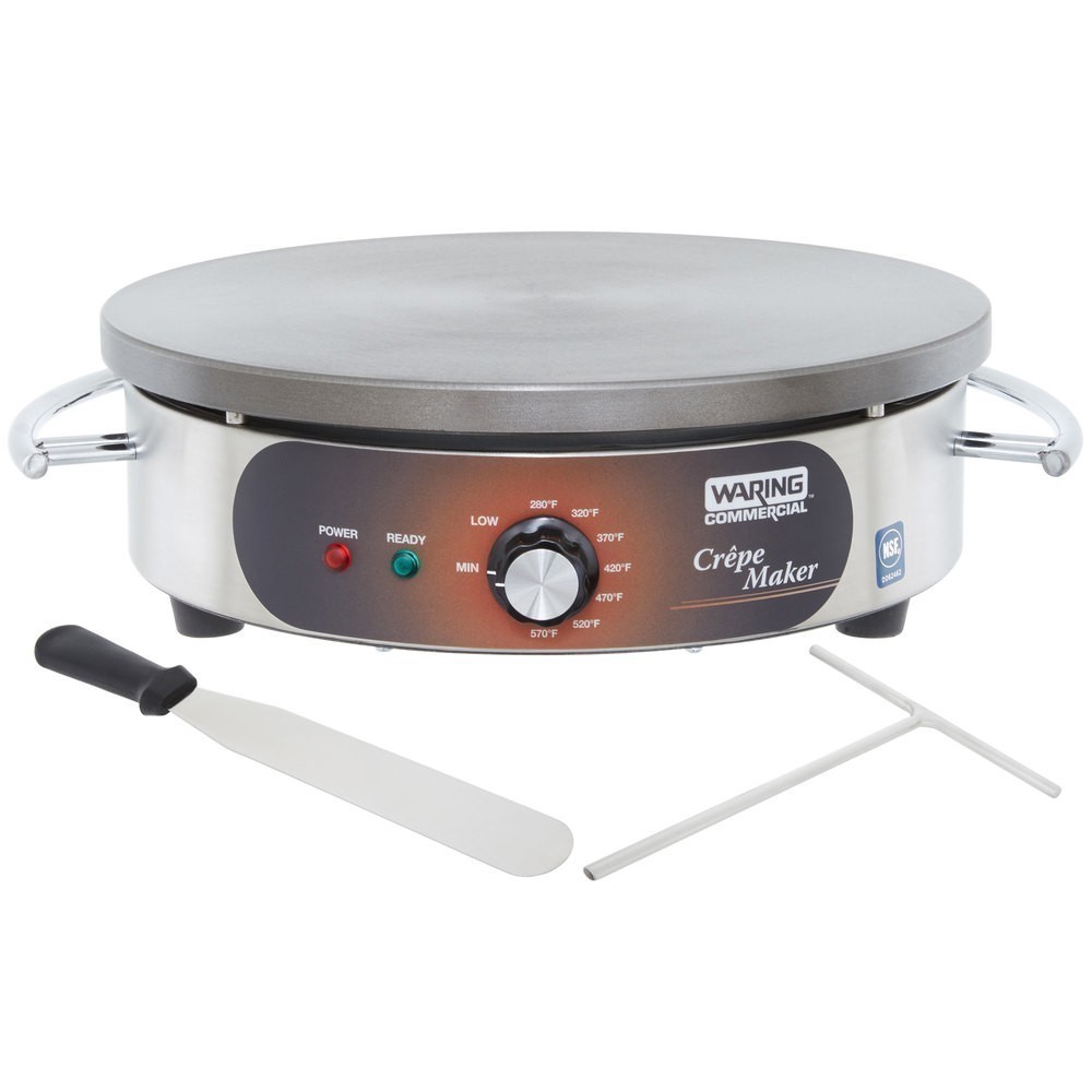 CREPERA ELECTRICA ACERO INOX WARING COMMERCIAL WSC160X
