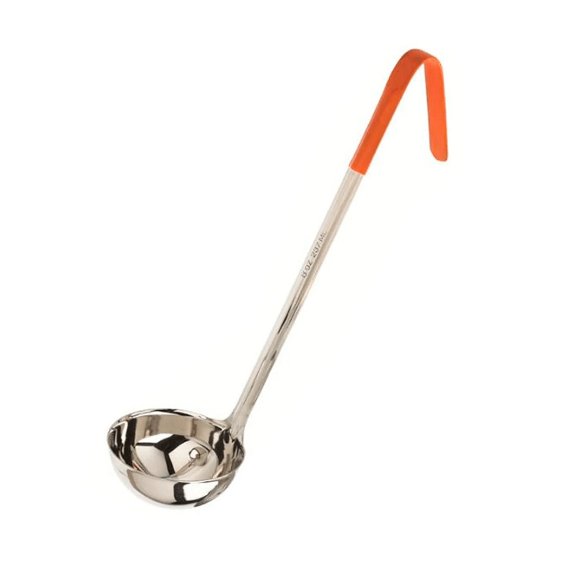 CUCHARON PARA SERVIR 8 OZ  COLOR NARAJA CONCASSE MCCAI08NA