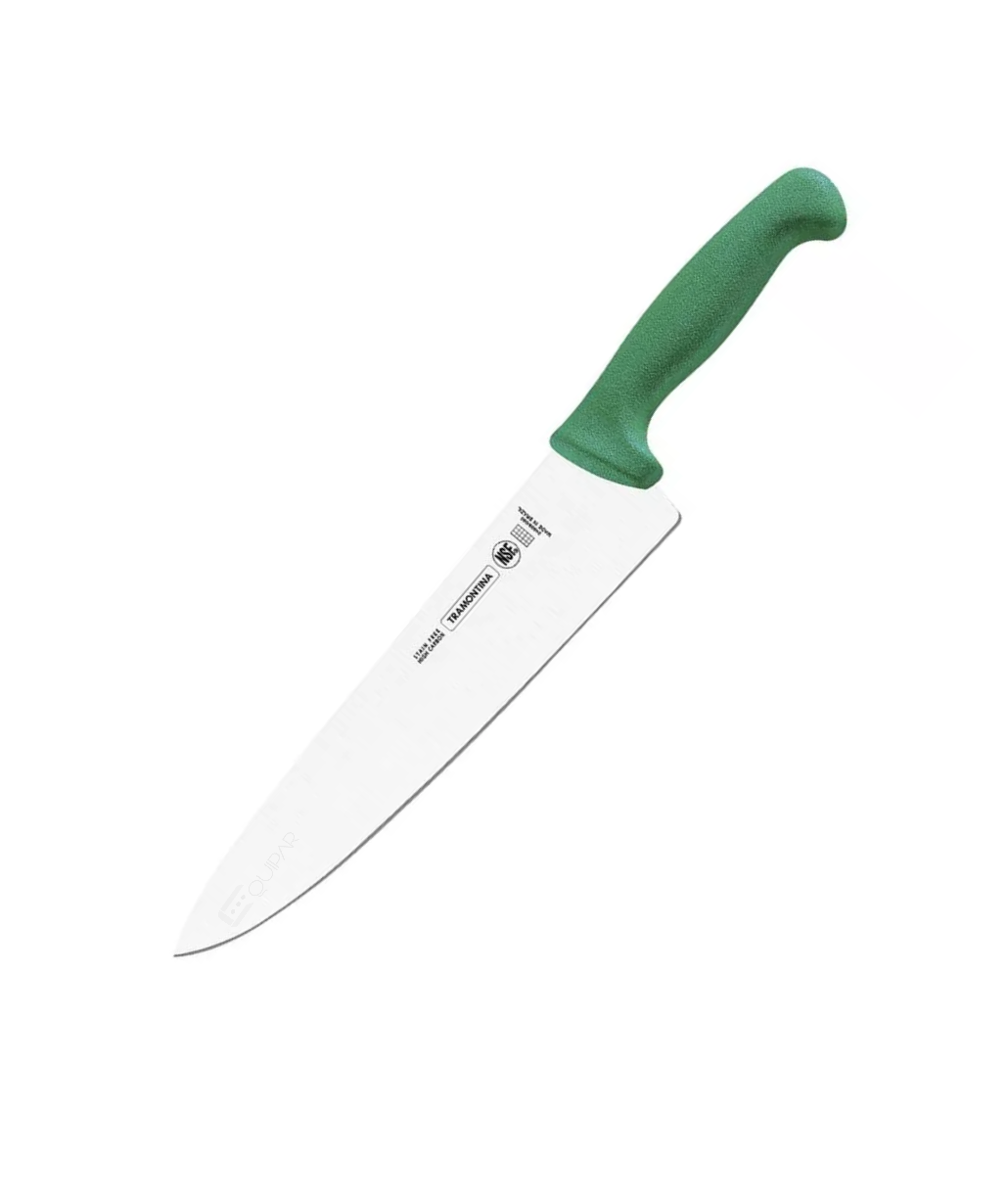 CUCHILLO CHEF 10" VERDE TRAMONTINA 24609020
