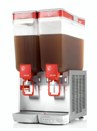 DISPENSADOR DE BEBIDAS 2 TAZONES 12 LITROS C/U UGOLINI D20/2