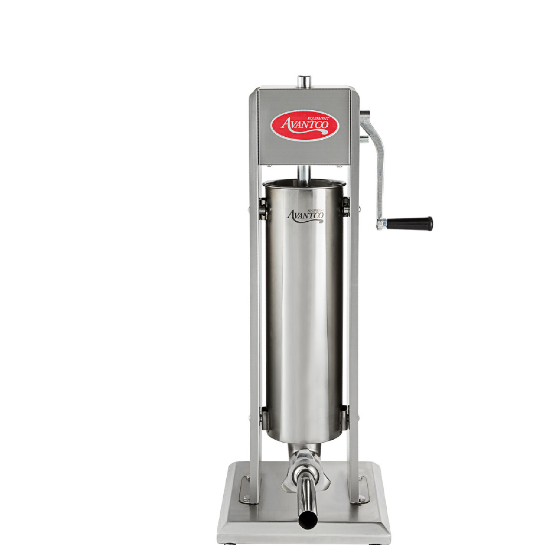 EMBUTIDORA MANUAL VERTICAL DE 7 LB DE ACERO INOXIDABLE AVANTCO SS-7V