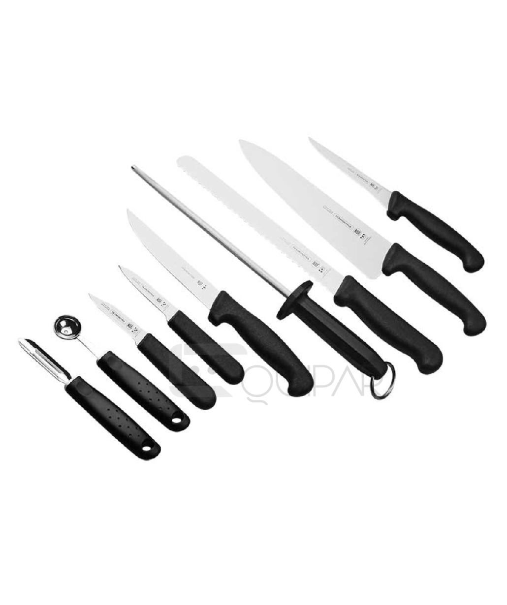 ESTUCHE DE CUCHILLOS PARA CHEF MASTER PROFESIONAL 10 PIEZAS TRAMONTINA 32200386