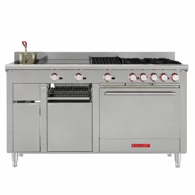ESTUFA MULTIPLE 4 QUEMADORES A.INOX.PREMIUM CORIAT MULTIPLE MASTER DE PISO 16010311