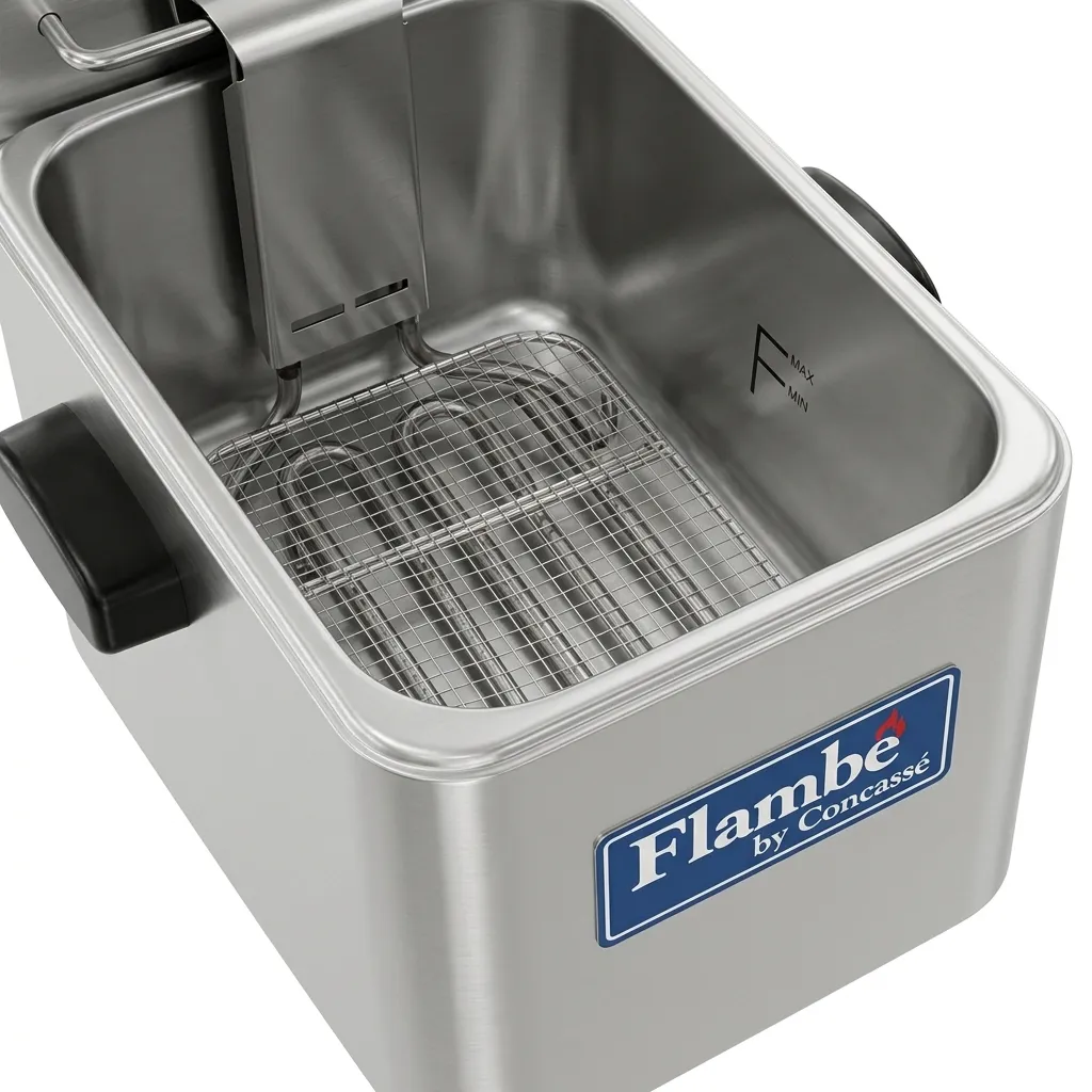 FREIDORA ELECTRICA DE MESA CAP. DE TINA 4L CONCASSE EFREF1X4E