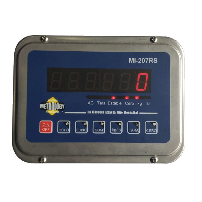INDICADOR DE PESO METROLOGY MI-207RS
