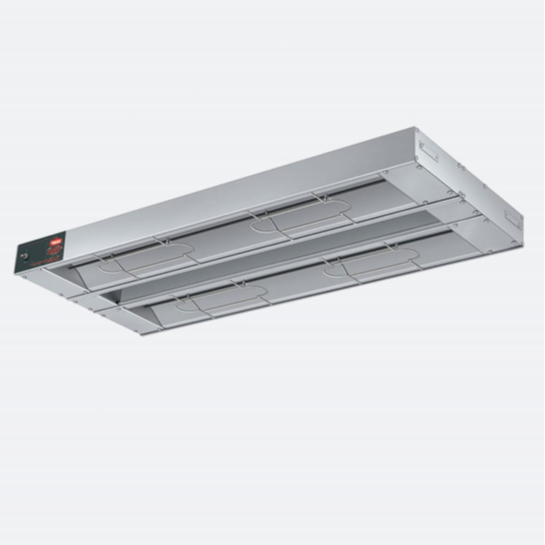 LAMPARA INFRARROJA DE ALUMINIO DE 60" CON DOBLE POTENCIA ESPACIADOR DE 3" Y CONTROLES DE PALANCA HATCO GRAHL-60D