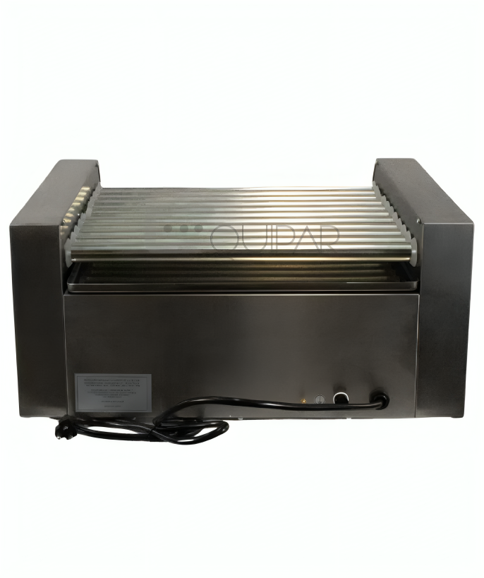 MAQUINA DE HOTDOGS CON GABINETE PARA PAN CAP. 9.5LT. 11 RODILLOS NOVAL MHD-11P