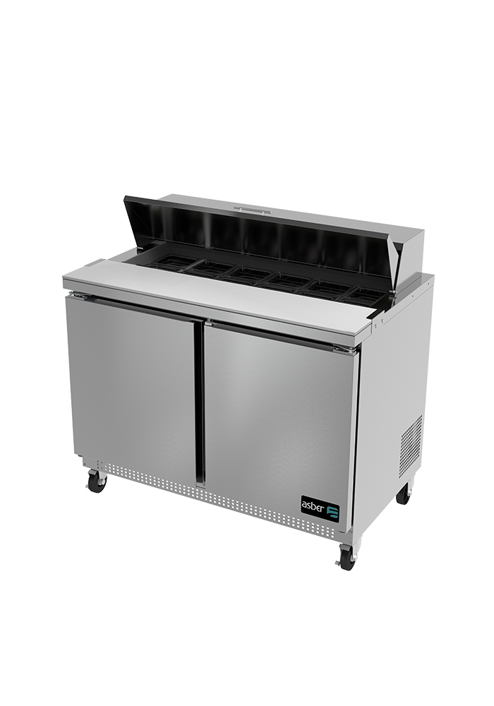 MESA REFRIGERADA DE PREPARACION - ENSALADAS - ASBER APTS-48-12 HC