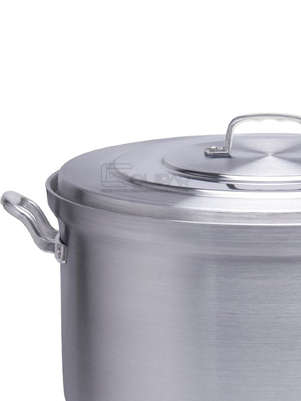 OLLA 32 CM CON TAPA CAP. 28 L SILVER GOURMET [NSF]  ALPRO 3632