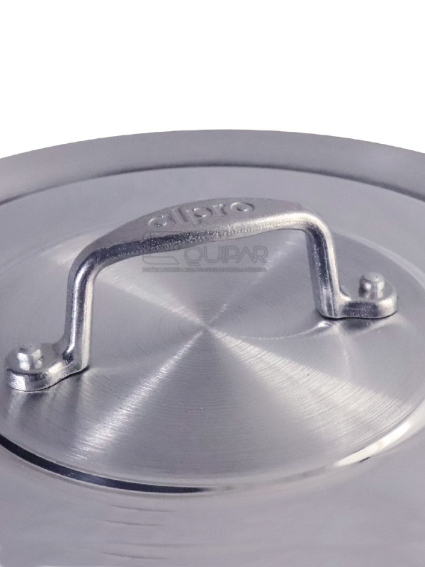 OLLA 32 CM CON TAPA CAP. 28 L SILVER GOURMET [NSF]  ALPRO 3632