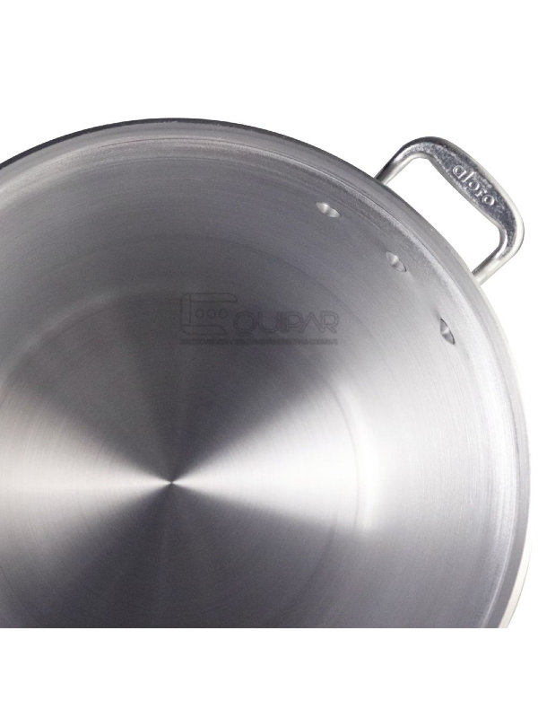 OLLA 32 CM CON TAPA CAP. 28 L SILVER GOURMET [NSF]  ALPRO 3632