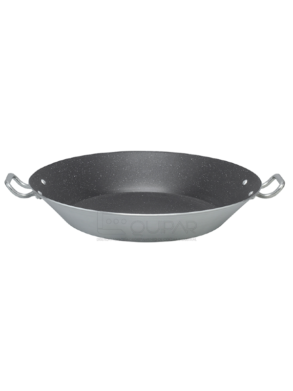 PAELLERA 50 CM CON ANTIADHERENTE SILVER GOURMET (NFS) ALPRO 3751