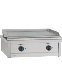 PLANCHA LISA ELECTRICA 2 QUEMADORES / ACERO INOX ASBER EFTE-800T