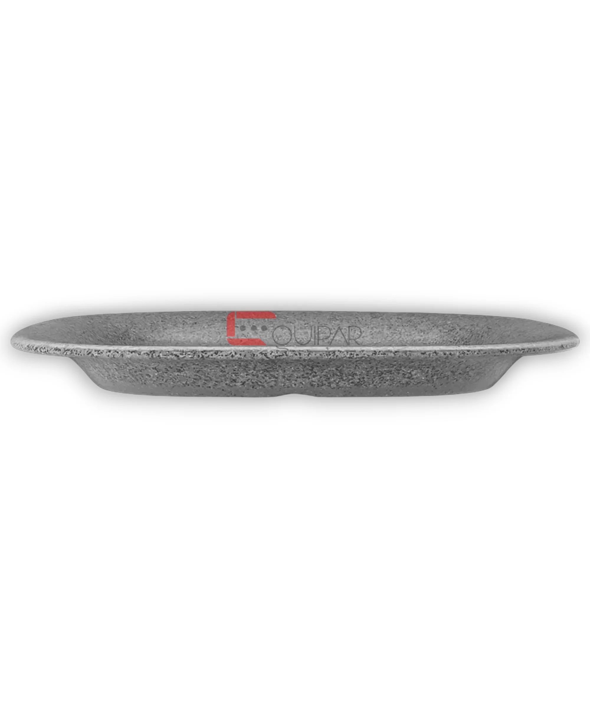 PLATO CUADRADO RIM PREMIUM MELAMINA GRIS DE 25.9*2 CM CONCASSE MCPLMCRP26G