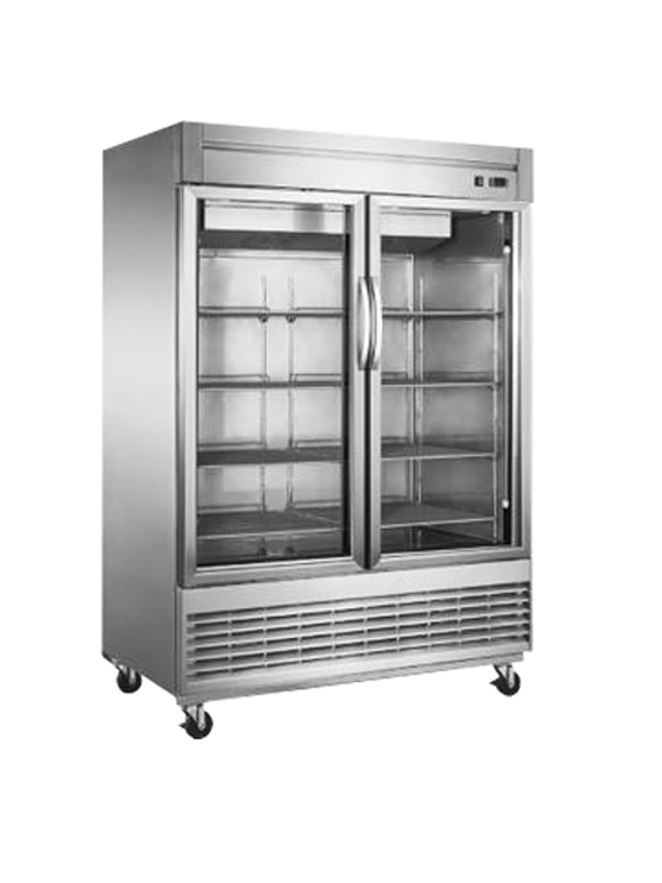 REFRIGERADOR VERTICAL PUERTAS DE CRISTAL EN A.I. MIGSA UR-54C-2G