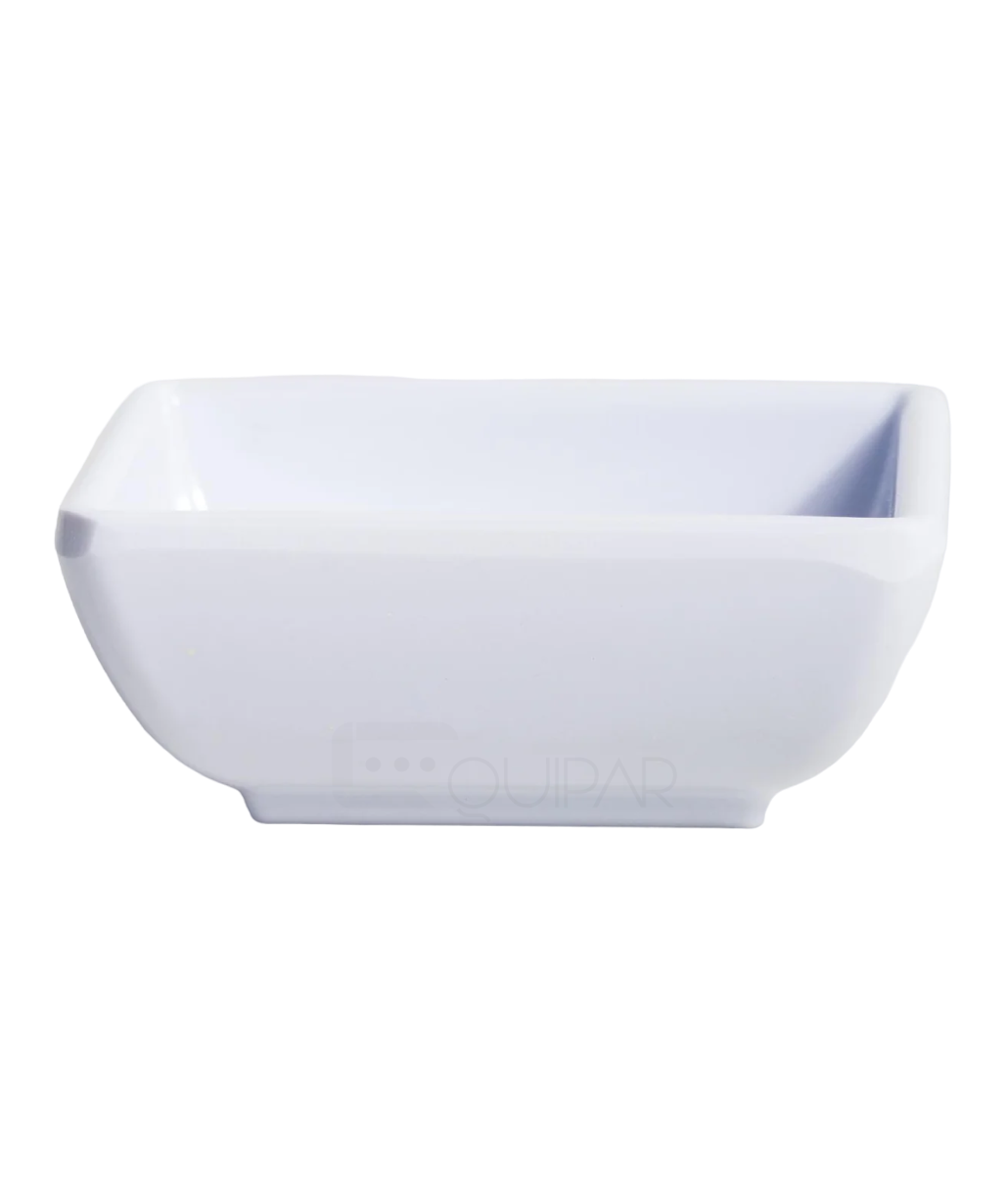 SALSERA 1 COMPARTIMENTO 7X7 CM MELAMINA BLANCO CONCASSE MCPLMSL1B