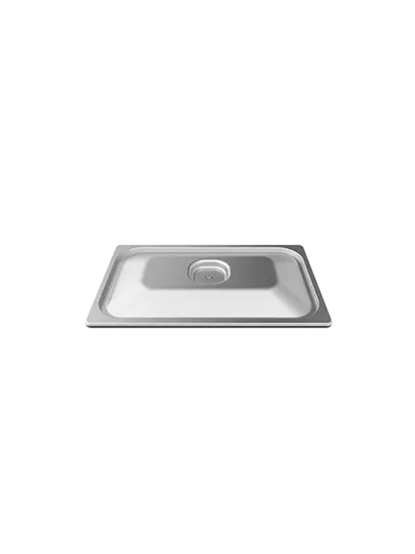 TAPA EN ACERO INOXIDABLE CON BURLETE EN SILICONA PARA USO ALIMENTICIO VACUUM.LID UNOX TG110