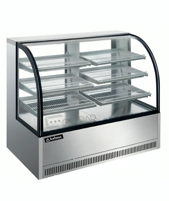 VITRINA PASTELERA CURVA 9.4 FT³ ICEHAUS VPC-150