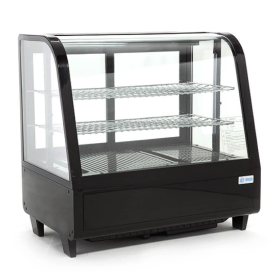 VITRINA REFRIGERADA CRISTAL CURVO MIGSA RTW-100L