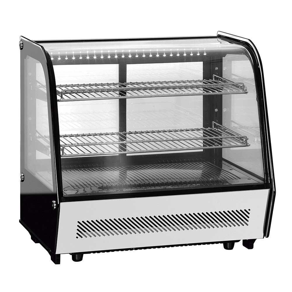 VITRINA REFRIGERADA DE EXHIBICION CRISTAL CURVO CAP. 120 L  MIGSA  RTW-120L4