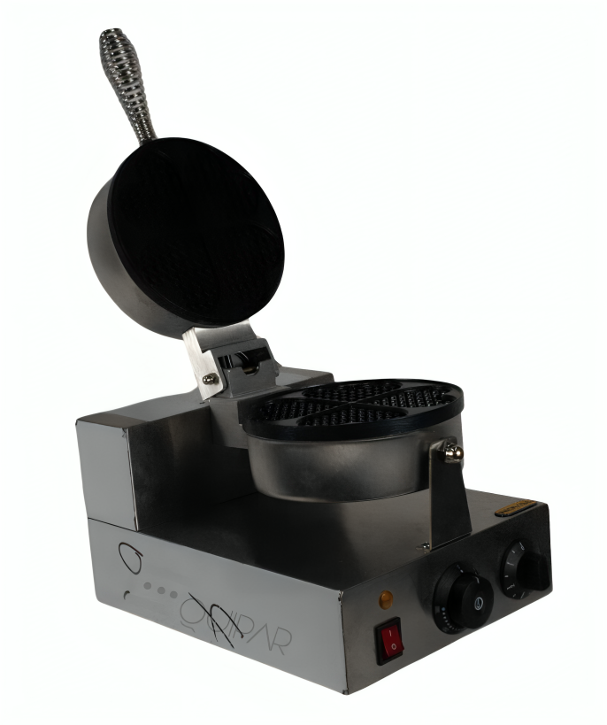 WAFFLERA FORMA DE CORAZON ACERO INOX NOVAL WF-C