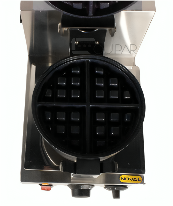 WAFLERA TIPO BELGA ACERO INOX NOVAL WF-B