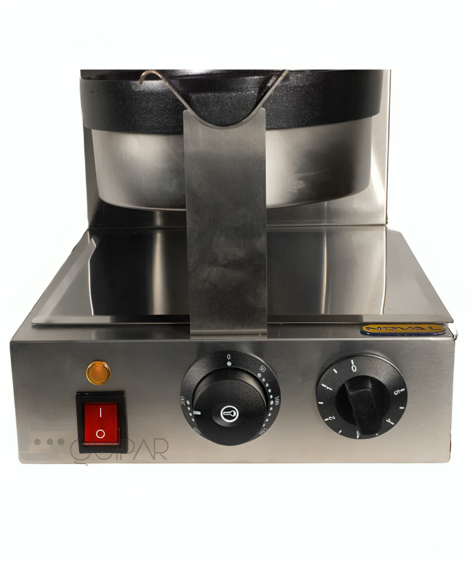 WAFLERA TIPO BELGA ACERO INOX NOVAL WF-B